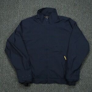 Zero Restriction Jacket Mens Medium Blue Tour Lite Full Zip Rain GTX Waterproof